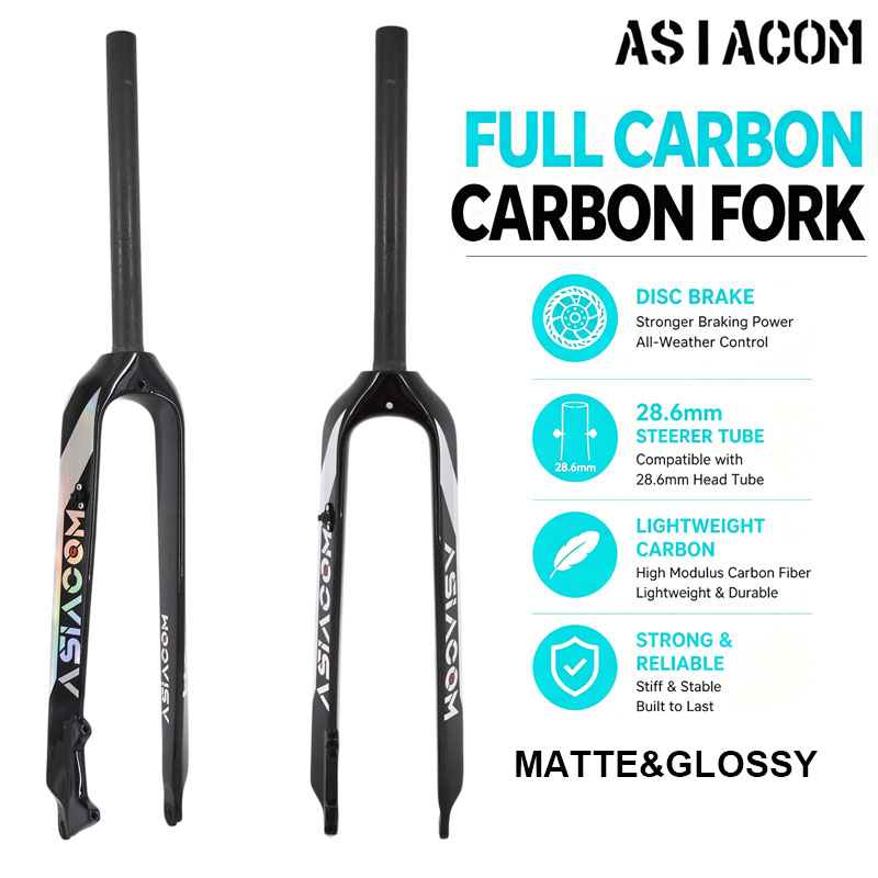 Laser Tube Replacement - ASIACOM Full Carbon MTB Rigid Fork,