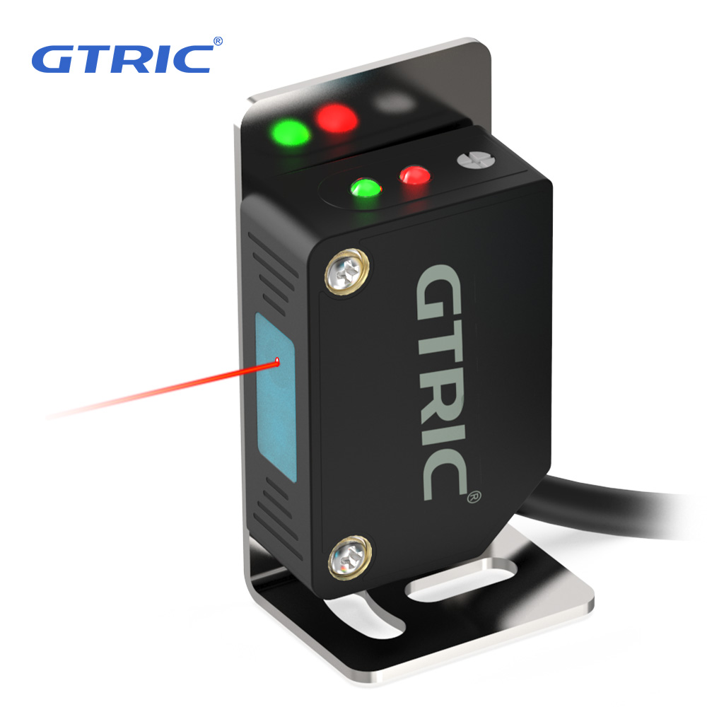 Industrial Laser Distance Sensor - GTRIC Square Laser Photoelectric Sensors Diffuse