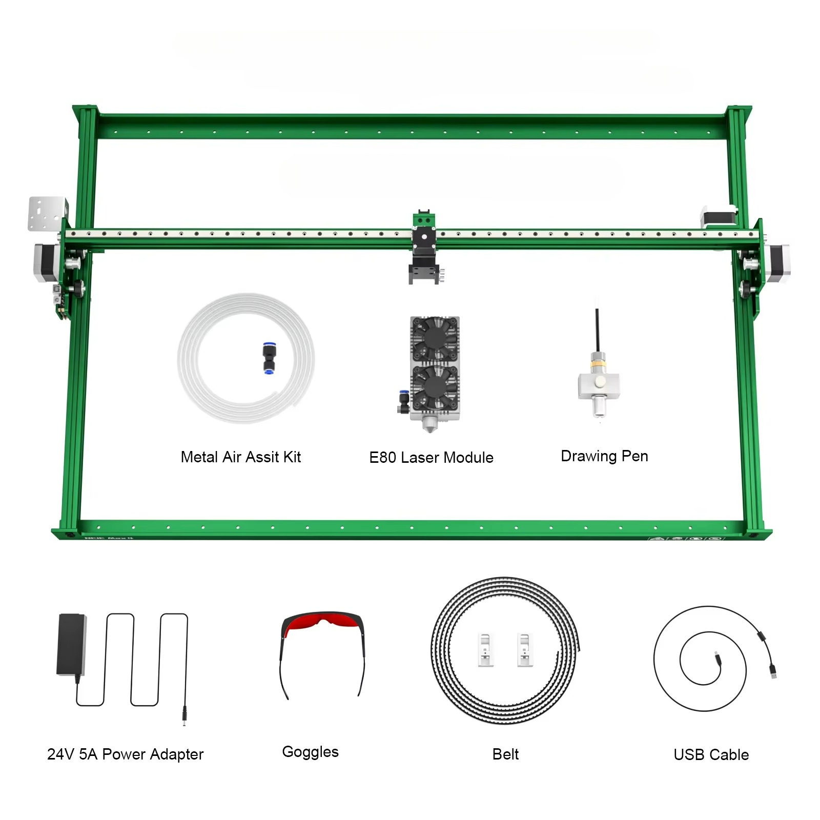 For Max 4 E80 High Power 4-Axi - Industrial Laser Engraver For Wood ulasan dan harga