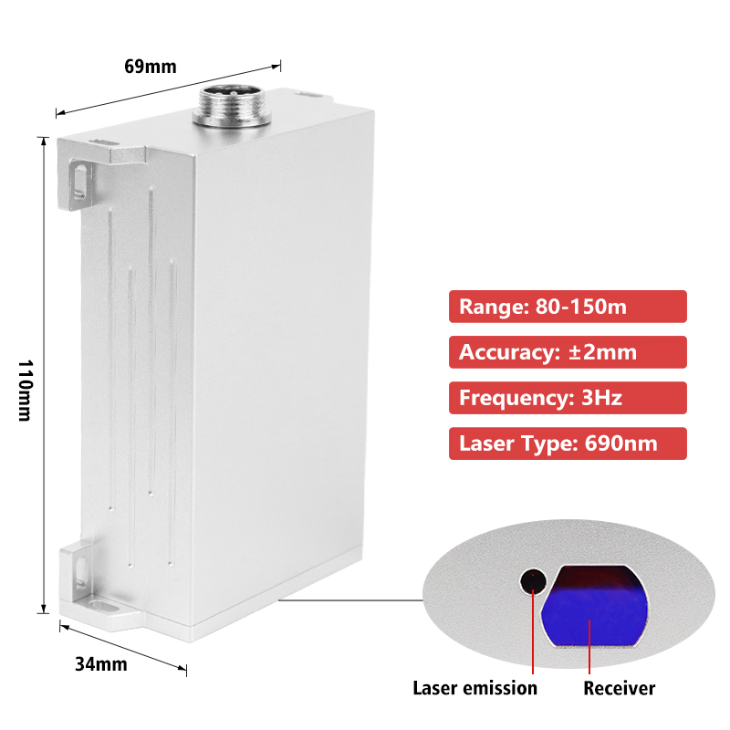 NEW IP67 Tunnel Survey Industr - Industrial Laser Distance Sensor ulasan dan harga
