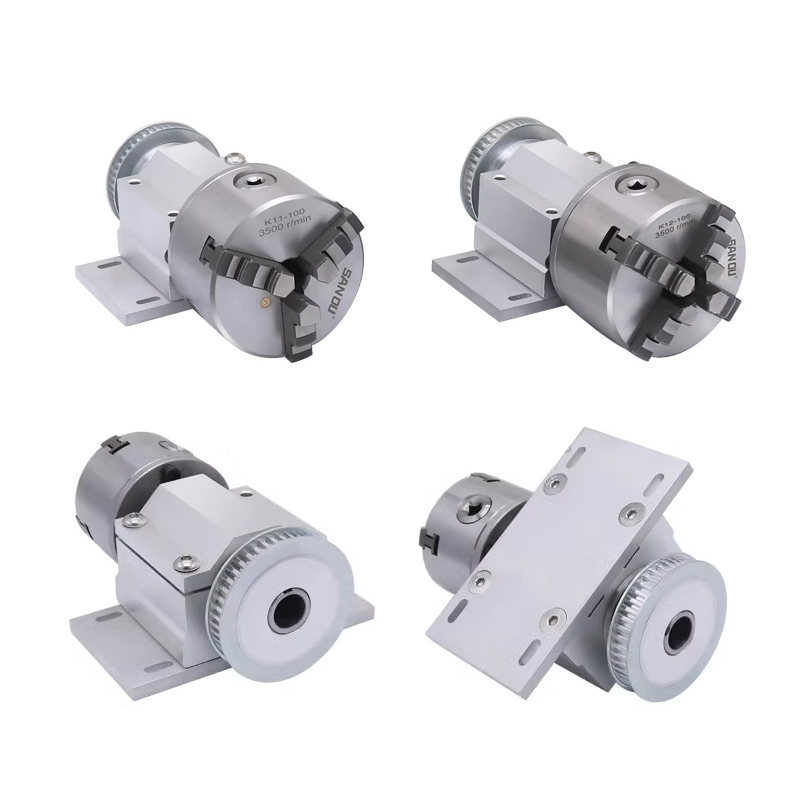3 Jaw Chuck 100mm 80mm 4 Jaw C - Rotary Axis Laser Engraver ulasan dan harga