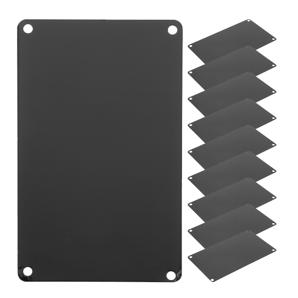 10Pcs Blank Aluminum Nameplate - Industrial Laser ulasan dan harga