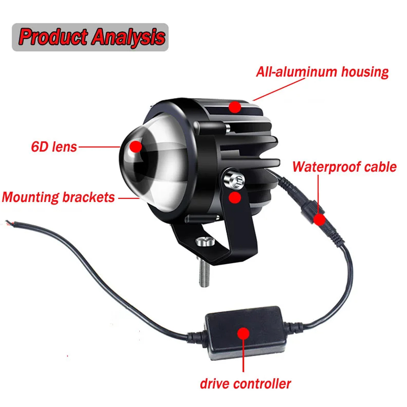 2 pcs LED Laser Spotlight High - Industrial Laser Projection ulasan dan harga