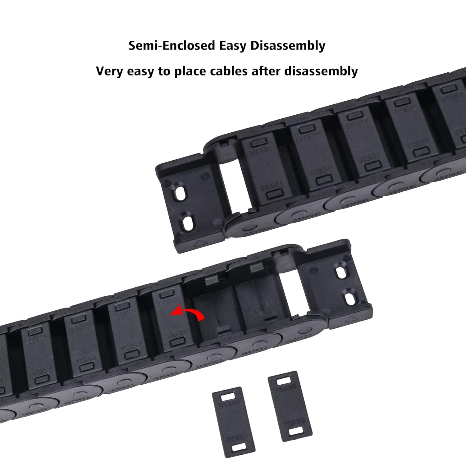Cable Drag Chain R55 R38 Semi- - Drag Chain Cnc ulasan dan harga