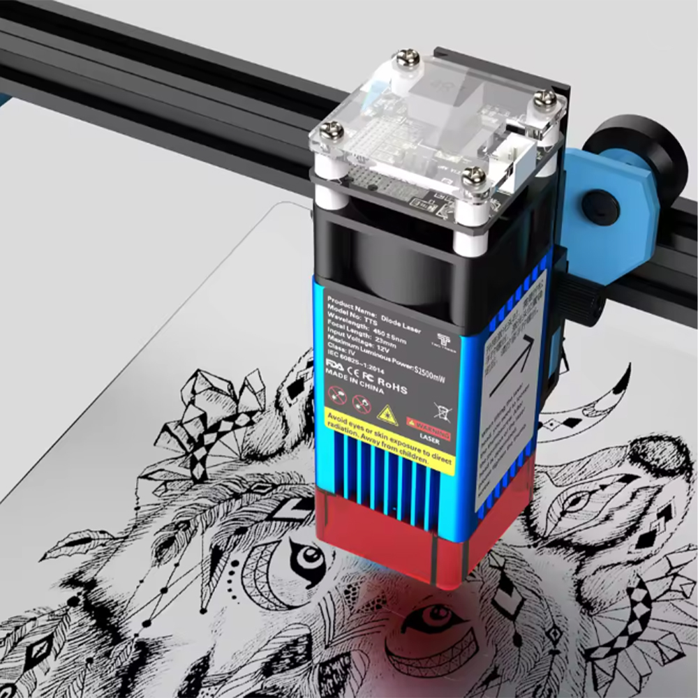 TwoTrees TTS-55 Pro/TTS-10 Pro - Rotary Axis Laser Engraver ulasan dan harga