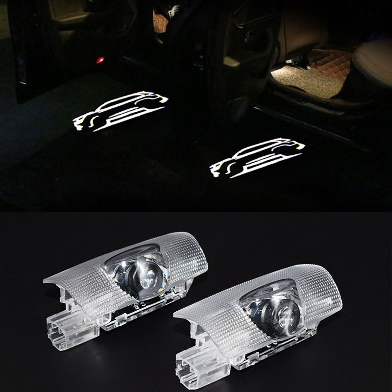 2Pcs Car LED Door Welcome Warn - Industrial Laser Projection ulasan dan harga