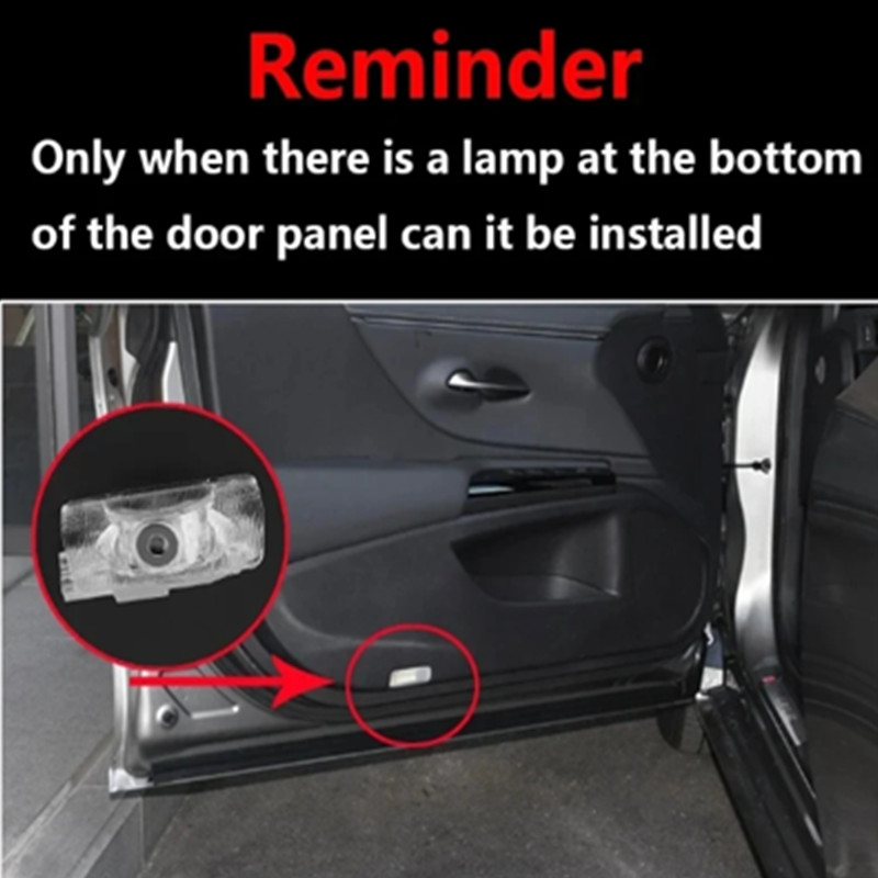 2Pcs Car LED Door Welcome Warn - Industrial Laser Projection ulasan dan harga