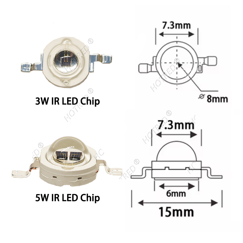1-10pcs IR LED 3W 5W 1050nm Hi - Industrial Laser Beam ulasan dan harga