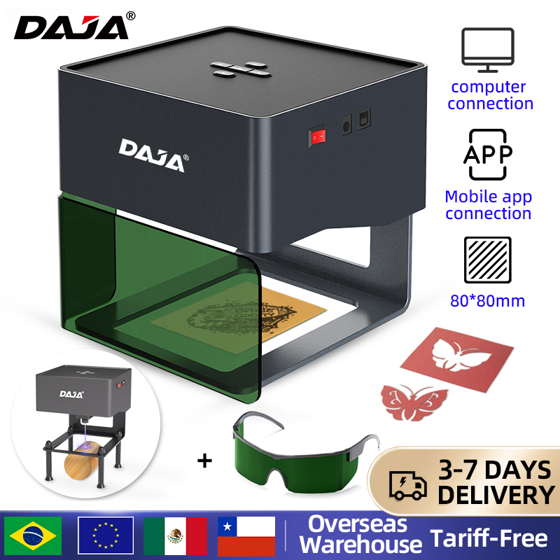 DAJA DJ6 Mini Portable Laser E - Rotary Axis Laser Engraver ulasan dan harga
